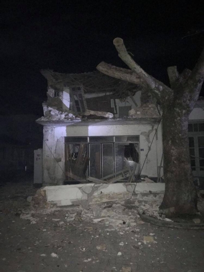 Ζημιές σημειώθηκαν στο Καναλάκι Πρέβεζας από το σεισμό (vid)
