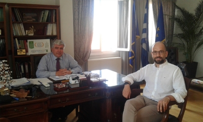 Με το δήμαρχο Πρέβεζας συναντήθηκε ο βουλευτής του ΣΥΡΙΖΑ Κ. Μπάρκας
