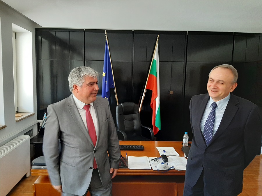 Δήμαρχος με πρέσβη Βουλγαρίας