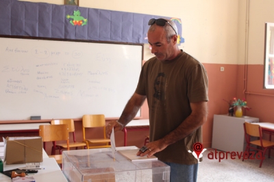Ομαλά εξελίσσεται η εκλογική διαδικασία στο Ν. Πρέβεζας (photo)