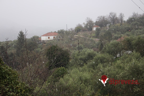 Φωτογραφίες και βίντεο από τη χιονόπτωση στη Δ.Ε. Ζαλόγγου