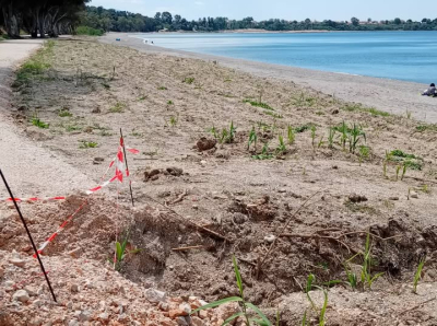 "Η κοροϊδία και ο εμπαιγμός έχουν και τα όριά τους - Άμεση αποκατάσταση της παραλίας του Μονολιθίου στην πρότερη κατάσταση!"