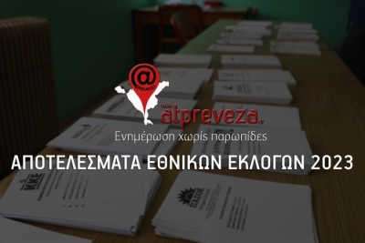 Τα αποτελέσματα των εθνικών εκλογών στο Δήμο Πάργας στο 100% των εκλογικών τμημάτων