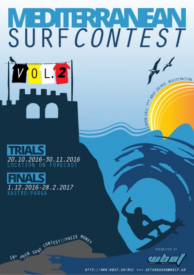 Έρχεται στην Πάργα το 2nd Mediterranean Surf Contest!