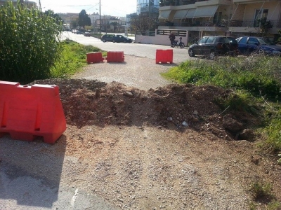 «Οδοφράγματα» στην Πρέβεζα (photo)
