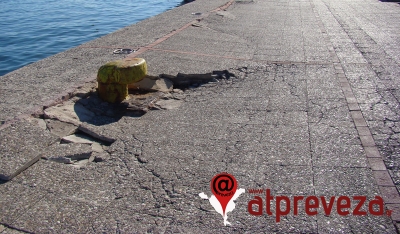 Σοβαρά προβλήματα στην παραλία της Πρέβεζας-Προχωρά η μελέτη για την αποκατάσταση των καθιζήσεων