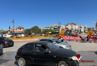 Ξεκίνησαν οι εργασίες ανάπλασης στον κυκλικό κόμβο του Φόρου