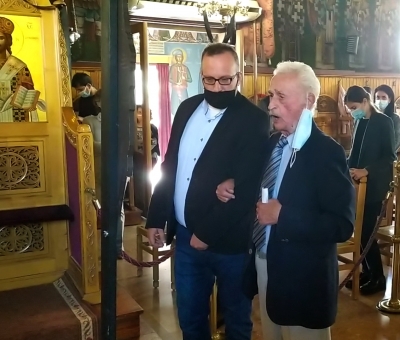 Ένας υπεραιωνόβιος ψάλτης στην πόλη της Πρέβεζας...