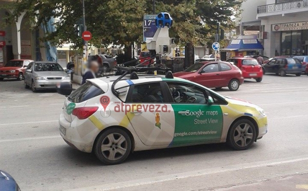 Στην Πρέβεζα και πάλι το όχημα της Google!