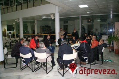 Επισκέφτηκε τους παίκτες στην προπόνηση το νέο ΔΣ του ΠΑΣ Πρέβεζα