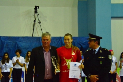 MVP του τελικού Κυπέλλου βόλεϊ η Πρεβεζάνα Τζίνα Λαμπρούση