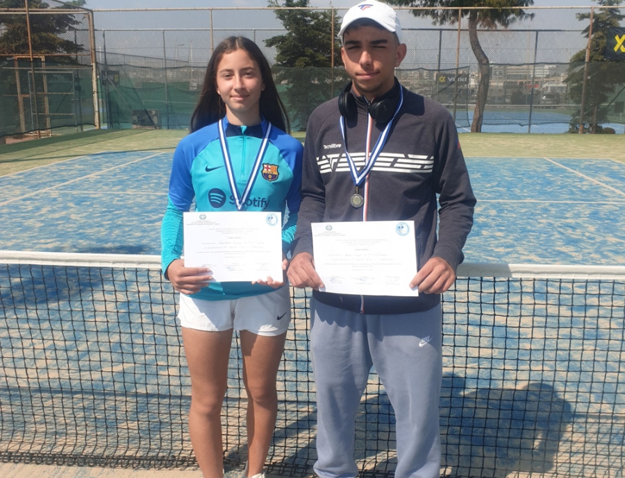 2η θέση για Α. Καρασσαβίδη-Ν. Κατσάνο στο Πανελλήνιο Σχολικό Πρωτάθλημα Τένις