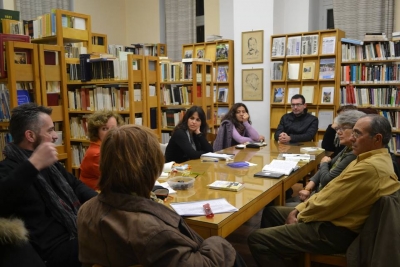 Συνάντηση με τον συγγραφέα Σπύρο Γόγολο στη Λέσχη Ανάγνωσης Δημοτικής Βιβλιοθήκης Πρέβεζας