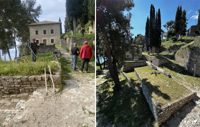 Εθελοντικός καθαρισμός του Κάστρου Πάργας από το Δήμο