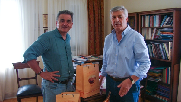 Με τον Υπουργό Οικονομικών Ευκλείδη Τσακαλώτο συναντήθηκε ο δήμαρχος Πρέβεζας