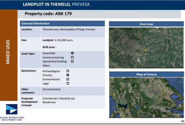 Το ΤΑΙΠΕΔ για τα οικόπεδα σε Θέμελο και Αμμουδιά...
