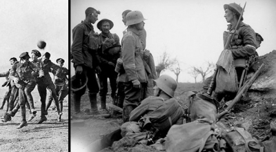 Στις 25 Δεκεμβρίου 1914 γίνεται η Ανακωχή των Χριστουγέννων