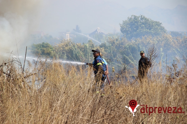 Συναγερμός στην Πυροσβεστική Υπηρεσία Πρέβεζας-Φωτιά κοντά σε κατοικημένη περιοχή(photos)