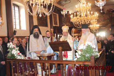 Σε χωριά του Νομού Πρέβεζας θα λειτουργήσει ο Μητροπολίτης Χρυσόστομος