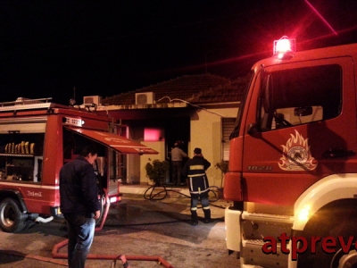 Φωτιά σε σπίτι στην Πρέβεζα!(photo+video)
