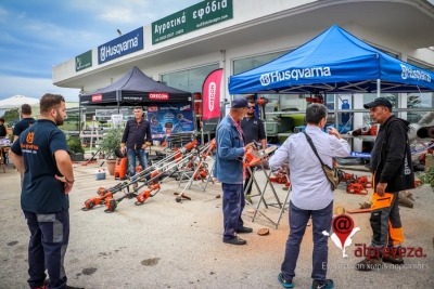 Παρουσίαση μηχανημάτων της Husqvarna στο κατάστημα Stylos Irrigation