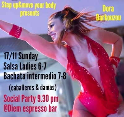 Σεμινάριο Salsa &amp; Bachata στο “Step Up &amp; Move Your Body”