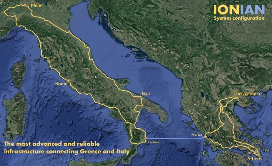 Υποβρύχιο καλώδιο θα ενώσει Πρέβεζα-Κροτόνε για υπηρεσίες ίντερνετ ultra-broadband – Επένδυση εκατομμυρίων ευρώ που αφορά Ελλάδα-Ιταλία