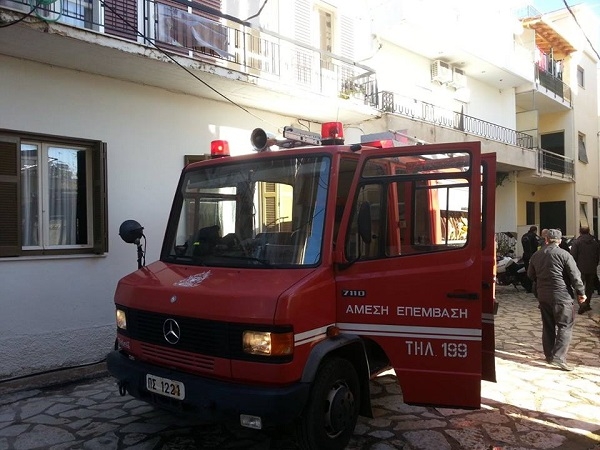Φωτιά σε διαμέρισμα στην οδό Λάρνακος στην Πρέβεζα (photo)