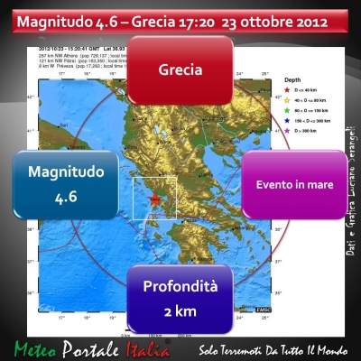 Αναφορές για το σεισμό και σε ιταλικά ΜΜΕ