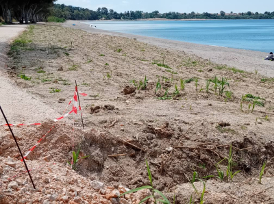 Κανένα χρονοδιάγραμμα για την αποκατάσταση της παραλίας στο Μονολίθι