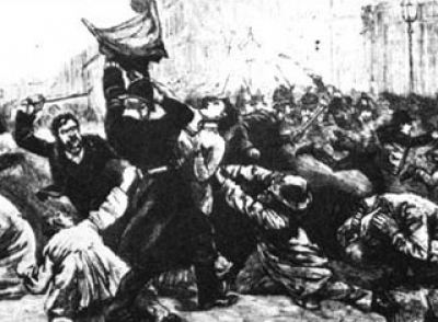 Στις 13 Νοεμβρίου 1887 διαδήλωση στο Λονδίνο πνίγεται στο αίμα