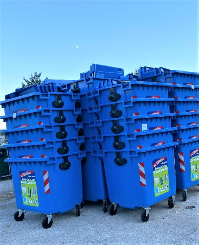Δήμος Ζηρού: 100 νέοι μπλε κάδοι ανακύκλωσης θα αντικαταστήσουν υφιστάμενους με φθορές
