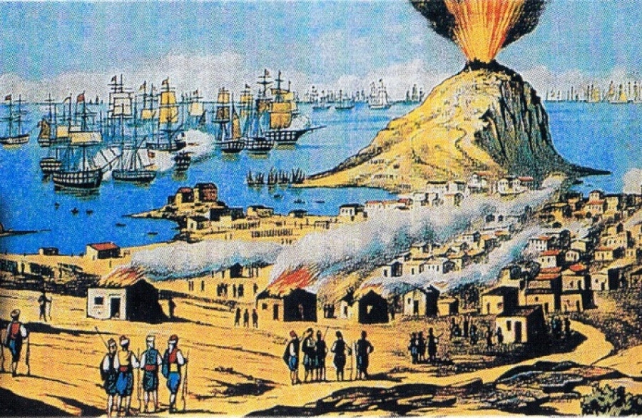 Στις 20 Ιουνίου 1824 οι Τούρκοι καταστρέφουν τα Ψαρά