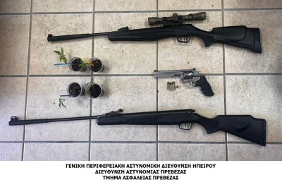 Συνελήφθη στην Πρέβεζα για διασπορά ψευδών ειδήσεων και παραβάσεις περί όπλων και ναρκωτικών