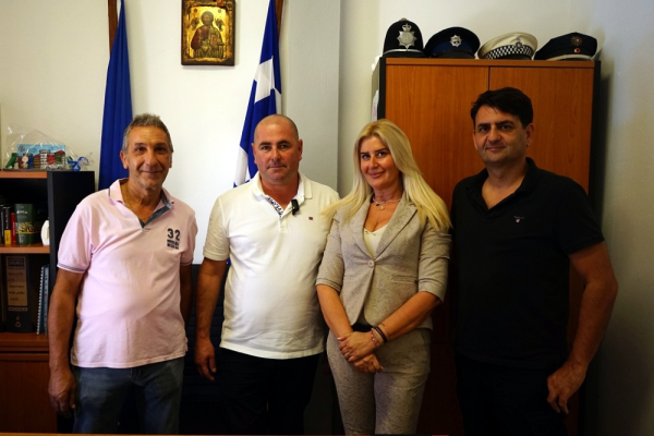 Με επίσκεψη στον Αστυνομικό Σταθμό Πάργας συνεχίζει τις επαφές του ο Υπ. Δήμαρχος Πάργας Αχιλλέας Γκούμας