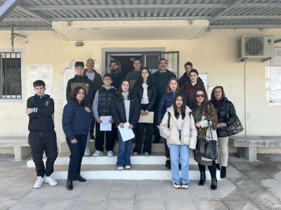 Επίσκεψη του 1ου ΓΕΛ Πρέβεζας στη δομή προσωρινής φιλοξενίας αιτούντων άσυλο στη Φιλιππιάδα