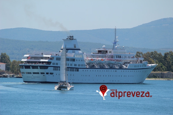 Στο Λιμάνι της Πρέβεζας το &quot;Aegean Odyssey&quot; με 498 επιβάτες