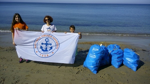 Ο Ναυτικός Όμιλος Πρέβεζας συμμετείχε στην εθελοντική καμπάνια καθαρισμού &quot;Let&#039;s do it Greece&quot;