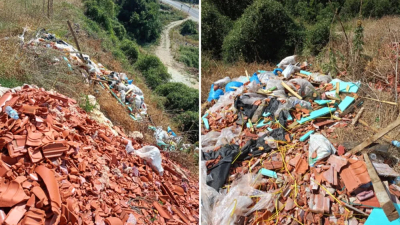 Εικόνες ντροπής στην Κοινότητα Πολυσταφύλου - Χωματερή στην είσοδο του χωριού