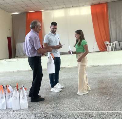 Η εταιρεία «ΒΙΟΑΕΡΙΟ ΠΡΕΒΕΖΑΣ 1 ΙΚΕ» στηρίζει για δεύτερη χρονιά την βράβευση μαθητών της περιοχής