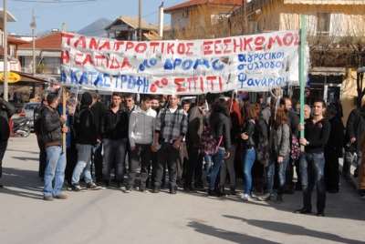 Το Καναλάκι δίνει τον αγωνιστικό τόνο – Κοινή πορεία αγροτών, εργαζομένων και μαθητών (PHOTO+VIDEO)