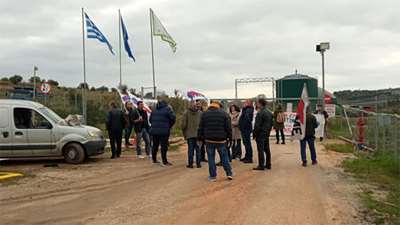 Κινητοποίηση σωματείων και φορέων πραγματοποιήθηκε την Τετάρτη για το εργατικό δυστύχημα στην περιοχή του Ωρωπού