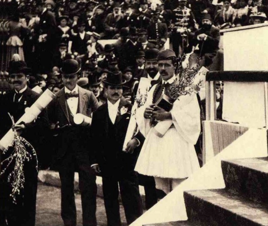 Στις 29 Μαρτίου 1896 ο Σπύρος Λούης κέρδισε το χρυσό στον Μαραθώνιο