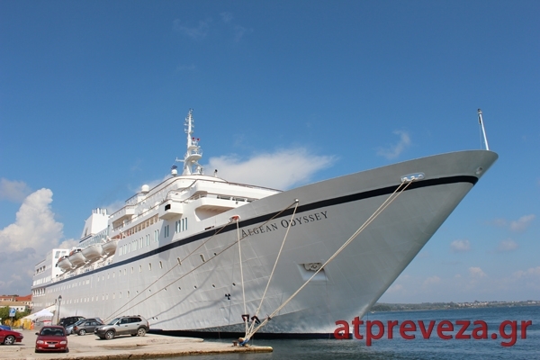 Στις 18 Μαϊου θα «δέσει» στην Πρέβεζα το Aegean Odyssey – Ποιο το πρόγραμμα του ταξιδιού του