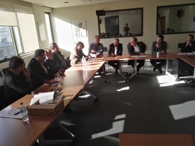 Συνάντηση βουλευτών του ΣΥΡΙΖΑ και εκπροσώπων των Τ.Ο.Ε.Β. Ηπείρου με τον υπουργό Περιβάλλοντος και Ενέργειας, Γ. Σταθάκη