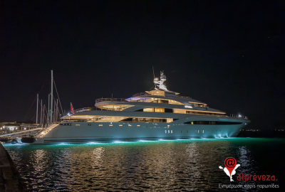 Εντυπωσιακά superyachts στην Πρέβεζα