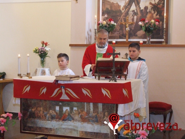 Οι Καθολικοί της Πρέβεζας γιόρτασαν τον πολιούχο της πόλης (photo+vid)