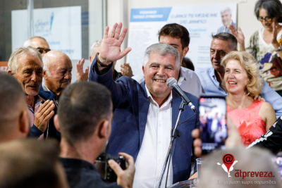 Ο Νίκος Γεωργάκος επανεξελέγη δήμαρχος Πρέβεζας - &quot;Η νίκη είναι όλων των δημοτών&quot;