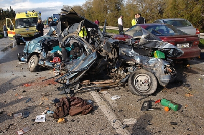 Τρία τροχαία ατυχήματα καταγράφησαν τον Απρίλιο στο οδικό δίκτυο του Νομού Πρέβεζας