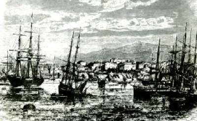Στις 15 Φεβρουαρίου 1854 λήγει ο αποκλεισμός του Πειραιά από τους Αγγλογάλλους